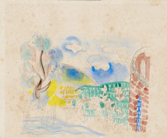 Paysage. Projet pour la tapisserie 