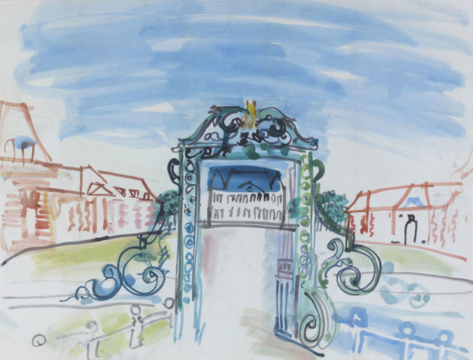 La Grille D'entrée Du Haras-du-Pin