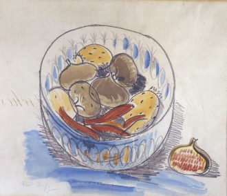Nature morte aux figues et figues de barbarie