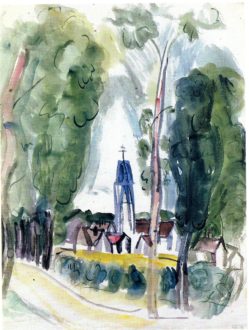 Village Dans Les Arbres