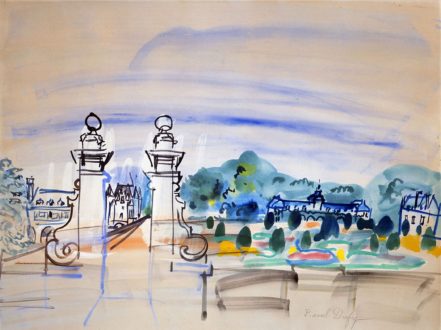Entrée Du Château De Chenonceaux