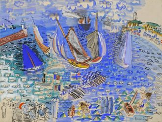 Visite de l'escadre anglaise au Havre