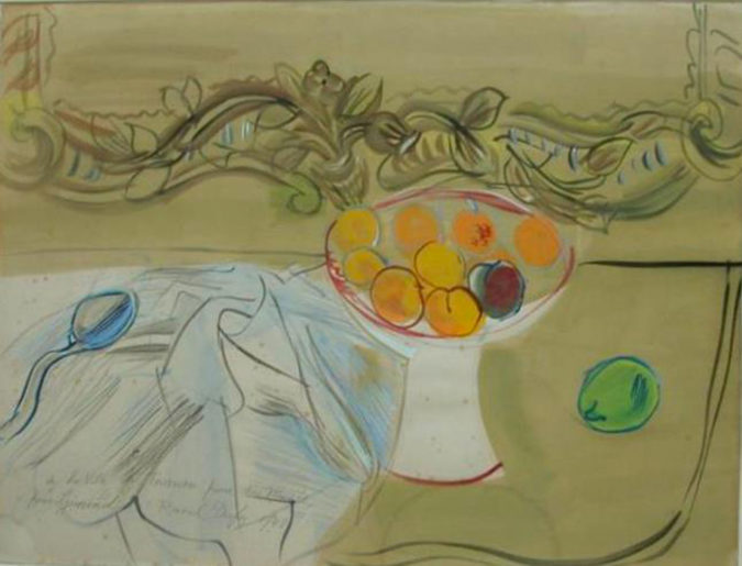 Nature Morte Aux Abricots Ou à La Desserte