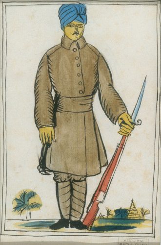 Soldat des Indes