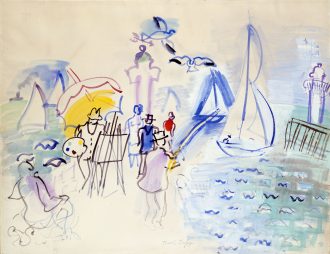 Promenade au bord de la mer