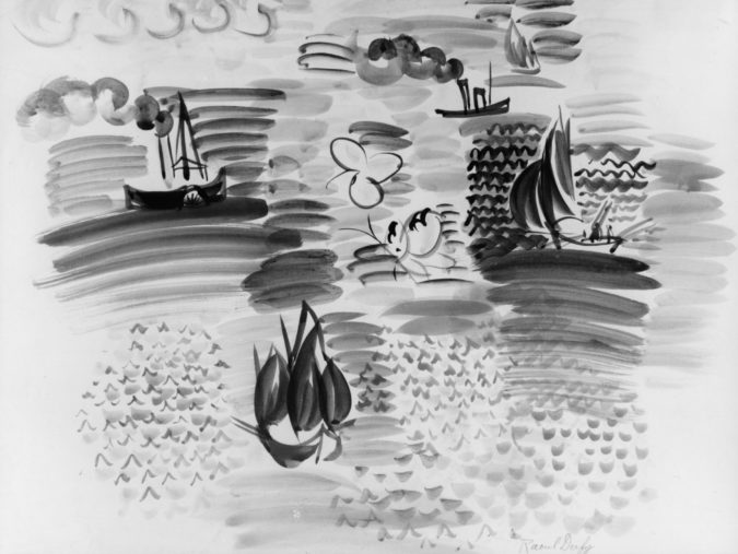 Paysage Du Havre Avec Bateaux