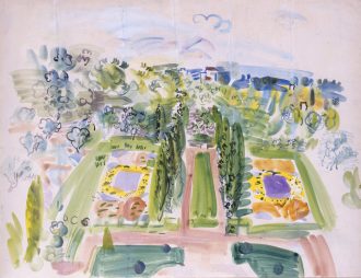 Le jardin de la Résidence du Val D'Esquière