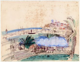 Antibes. Le chemin de fer