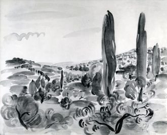 Paysage vallonné
