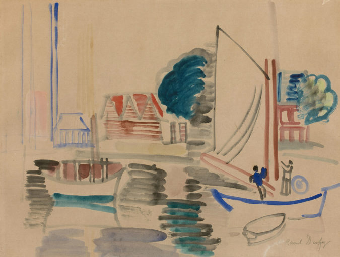 Bateaux Dans Le Port De Deauville-Trouville