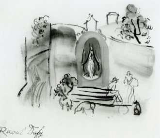 Paysage à la vierge