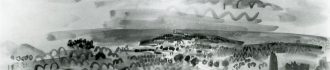 Collines au bord de la mer