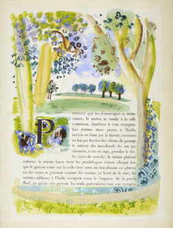 Paysage De Normandie - Projet D'illustration