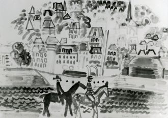 Cavaliers à Deauville