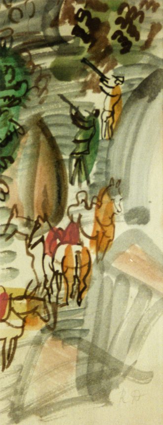 Scène de chasse