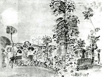 Paysage aux Arbres