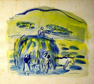 La charrette de foin