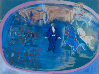 Chevaux de cirque et Monsieur Loyal