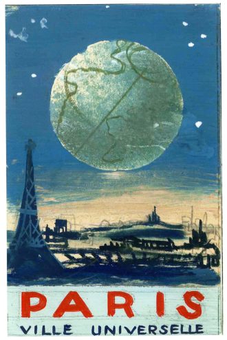 Paris ville universelle - Maquettes d'une revue exécutées par Raoul Dufy