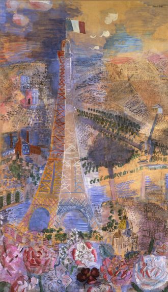 La Tour Eiffel - Projet pour le paravent 