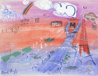 Arc-en-ciel sur Paris