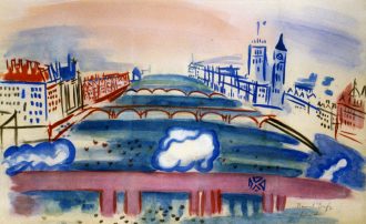 La Tamise à Londres (Le Parlement