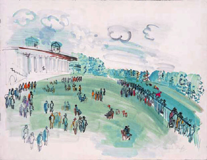 Champ De Courses à Chantilly