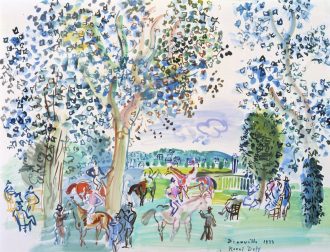 Paddock à Deauville