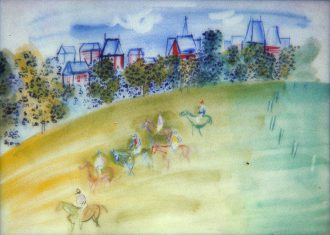 Paddock à Deauville