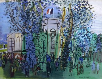 Le pesage à Deauville