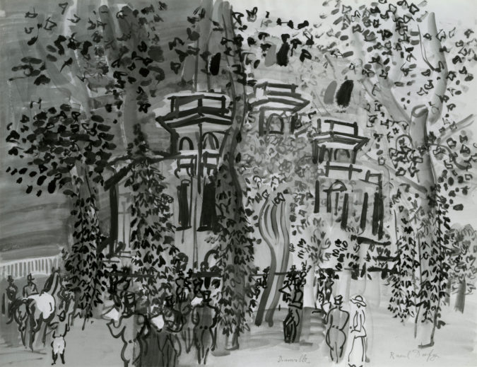 Pesage à Deauville