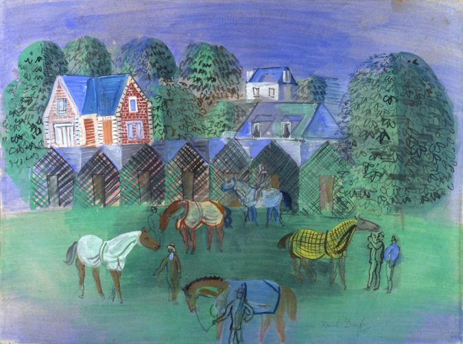 Chevaux Devant Les écuries