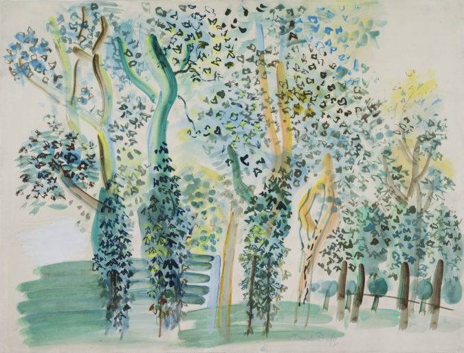 Sous-bois à Deauville
