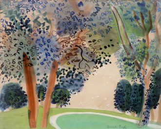 Paysage aux Arbres à Deauville