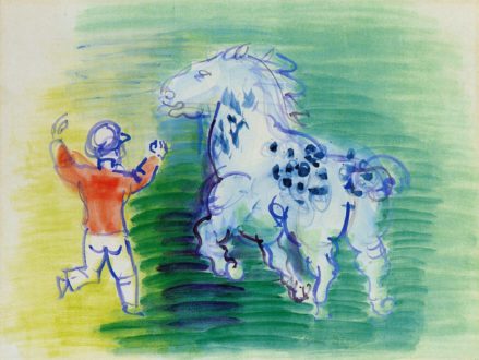 Cheval Au Dressage