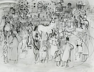 Paddock à Ascot