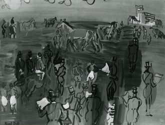 Jockeys et Turfistes à Epsom