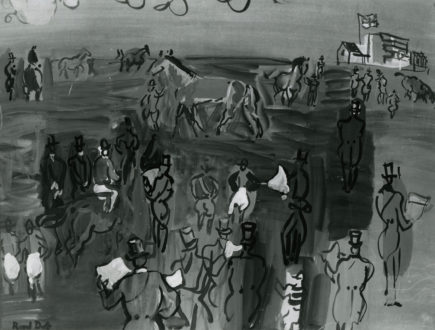 Jockeys Et Turfistes à Epsom