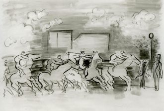 Le départ de courses