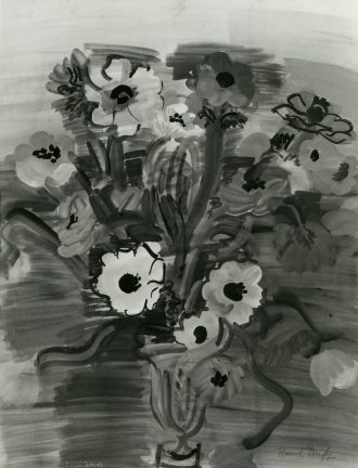 Vase d'anémones