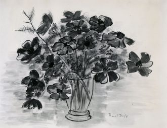 Vase d'anémones
