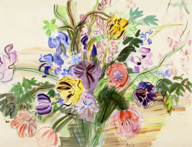 Bouquet De Tulipes Et Anémones