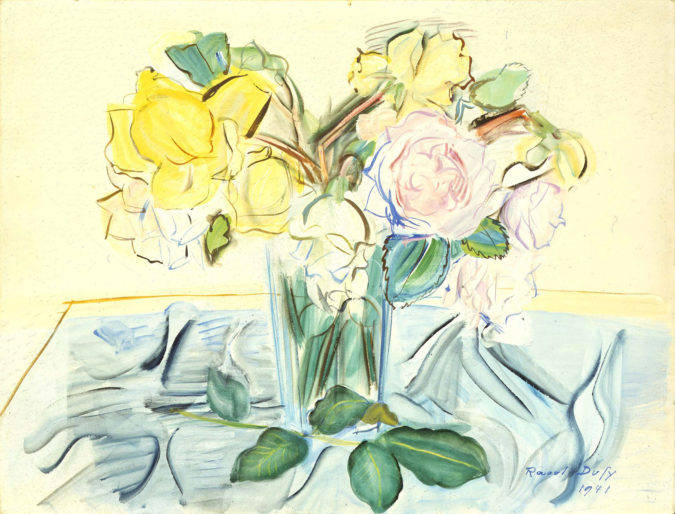Roses Jaunes Et Roses