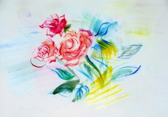 Trois roses