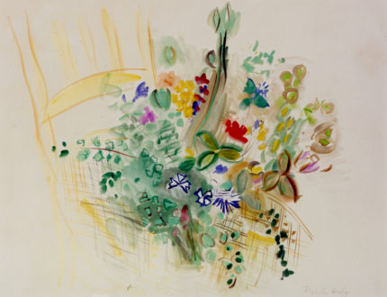 Bouquet De Fleurs à La Chaise