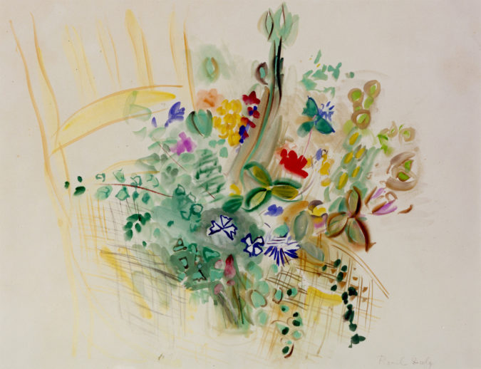 Bouquet De Fleurs à La Chaise