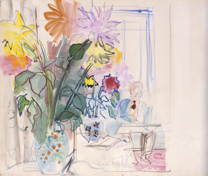 Autoportrait Au Dahlias