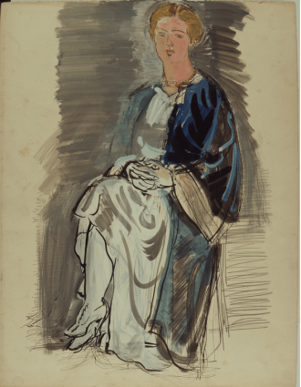 Étude pour le portrait de Mme Roudinesco