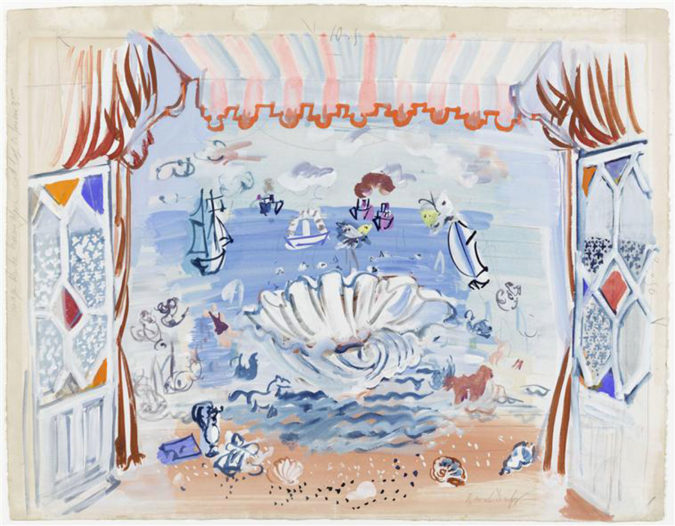 Projet De Décor Pour Le Ballet Palm Beach