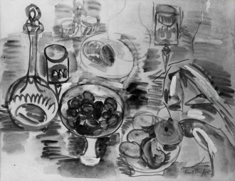 Les desserts sur la table